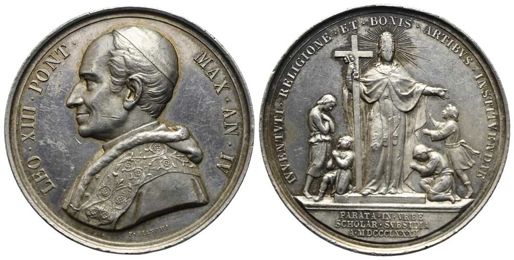 Vatikan - AR-Medaille 1881