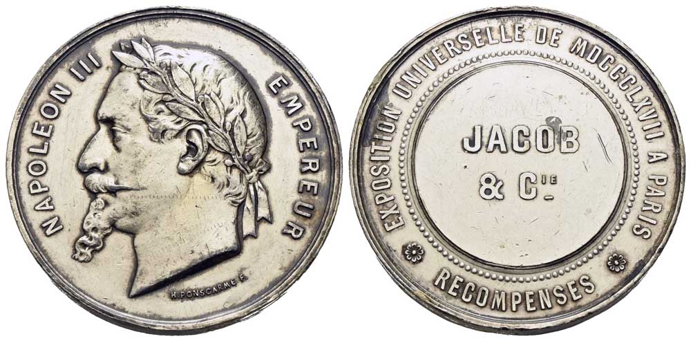 Frankreich - AR-Medaille 1867