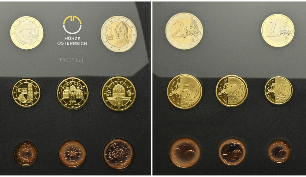 Österreich - 2. Republik - Kleinmünzensatz 2011