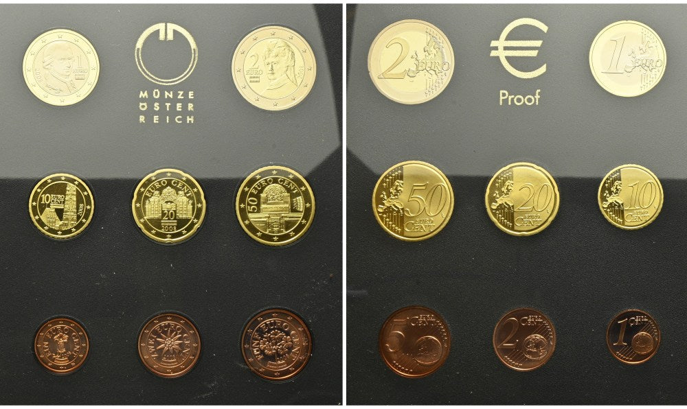 Österreich - 2. Republik - Kleinmünzensatz 2008