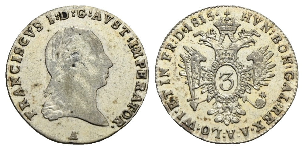 Österreich - 3 Kreuzer 1815 A