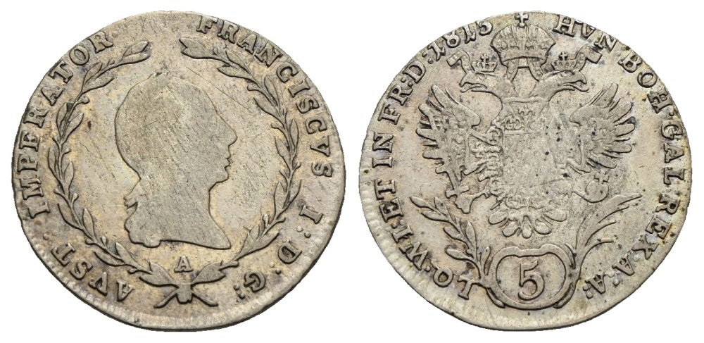Österreich - 5 Kreuzer 1815 A