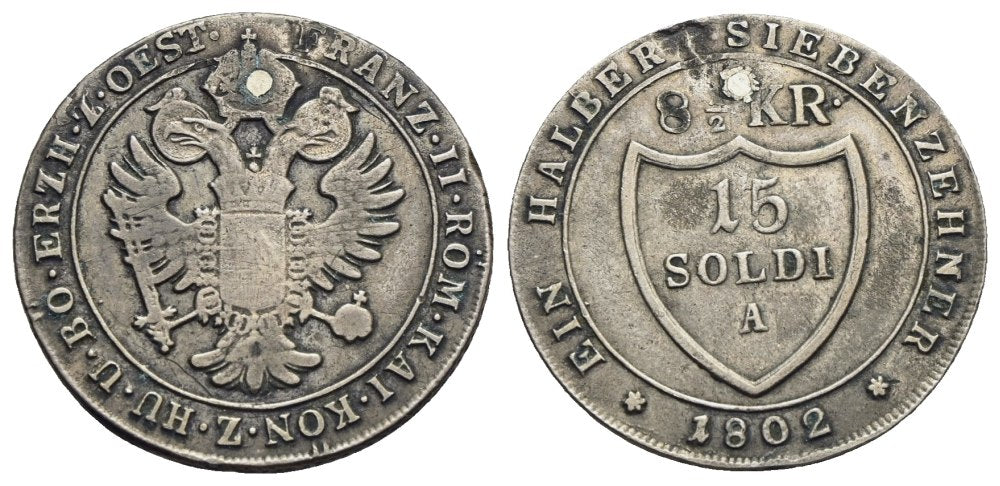 Österreich - 15 Soldi 1802 A