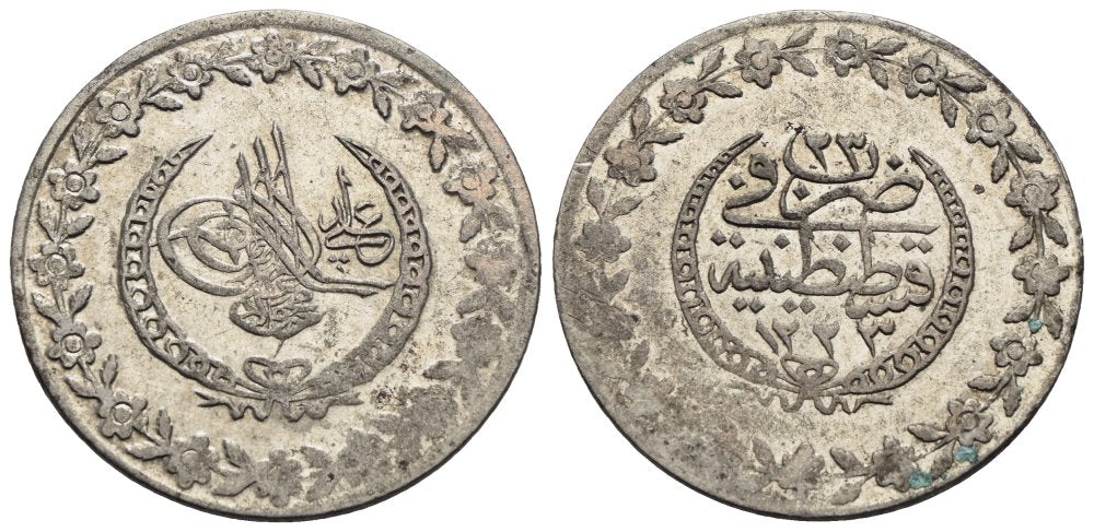 Türkei - 5 Piaster AH 1223/23 (1831), Konstantinopel