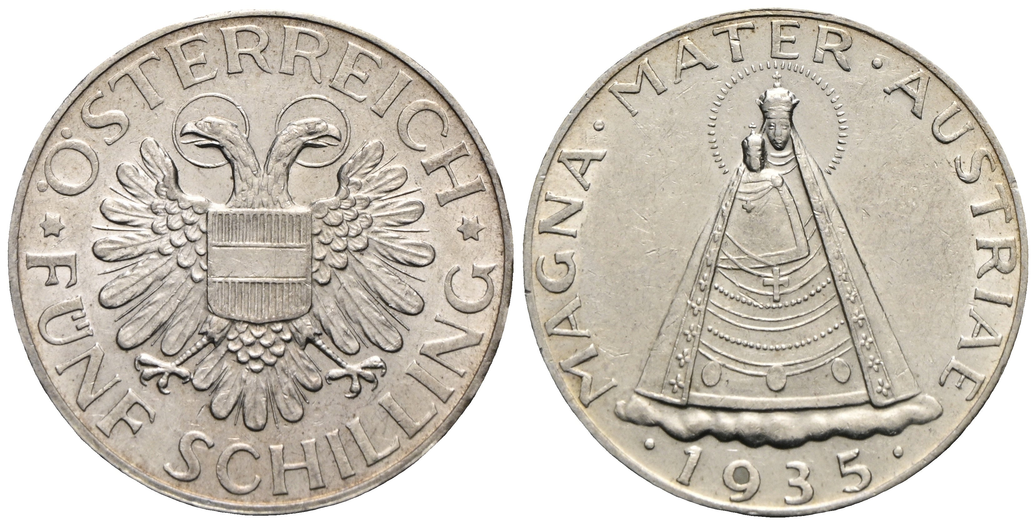 Österreich - 1. Republik 1918-1938 - 5 Schilling 1935