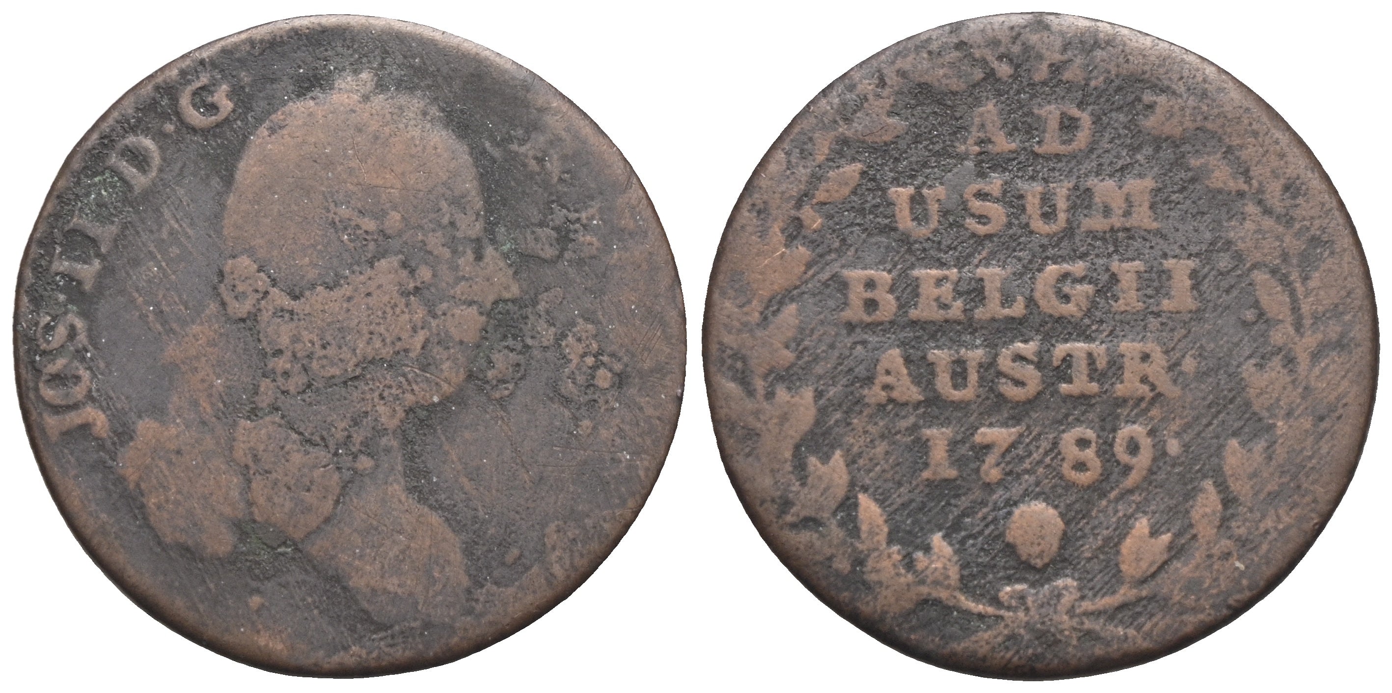 Römisch Deutsches Reich - Joseph II. 1765-1790 - 2 Liard 1789
