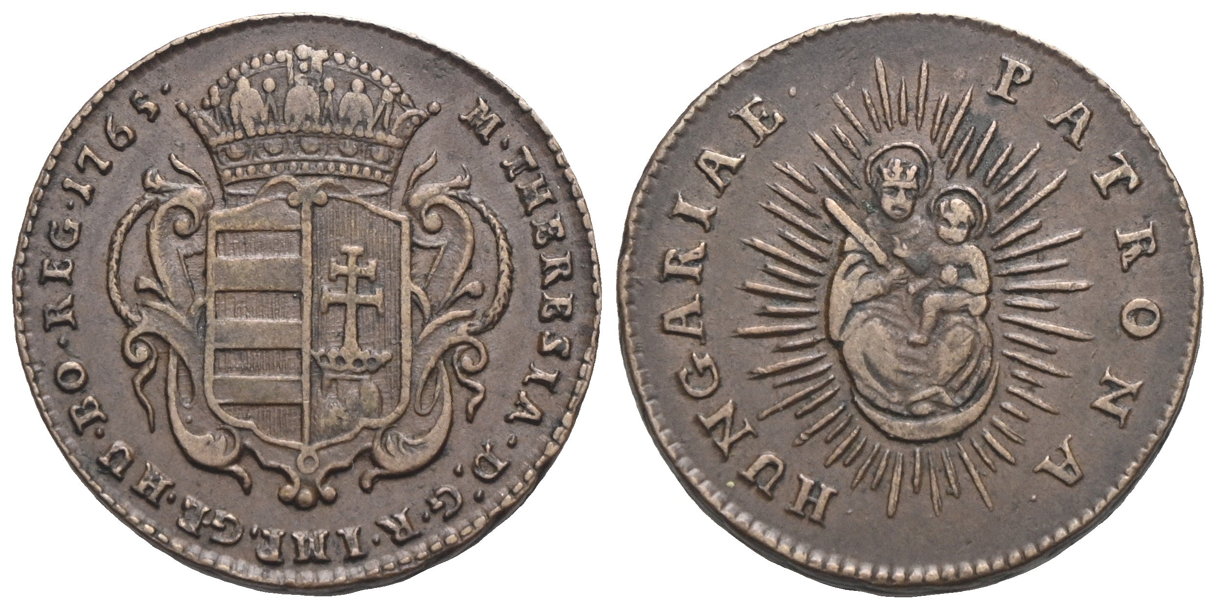 Römisch Deutsches Reich - Maria Theresia 1740-1780 - Denar 1765