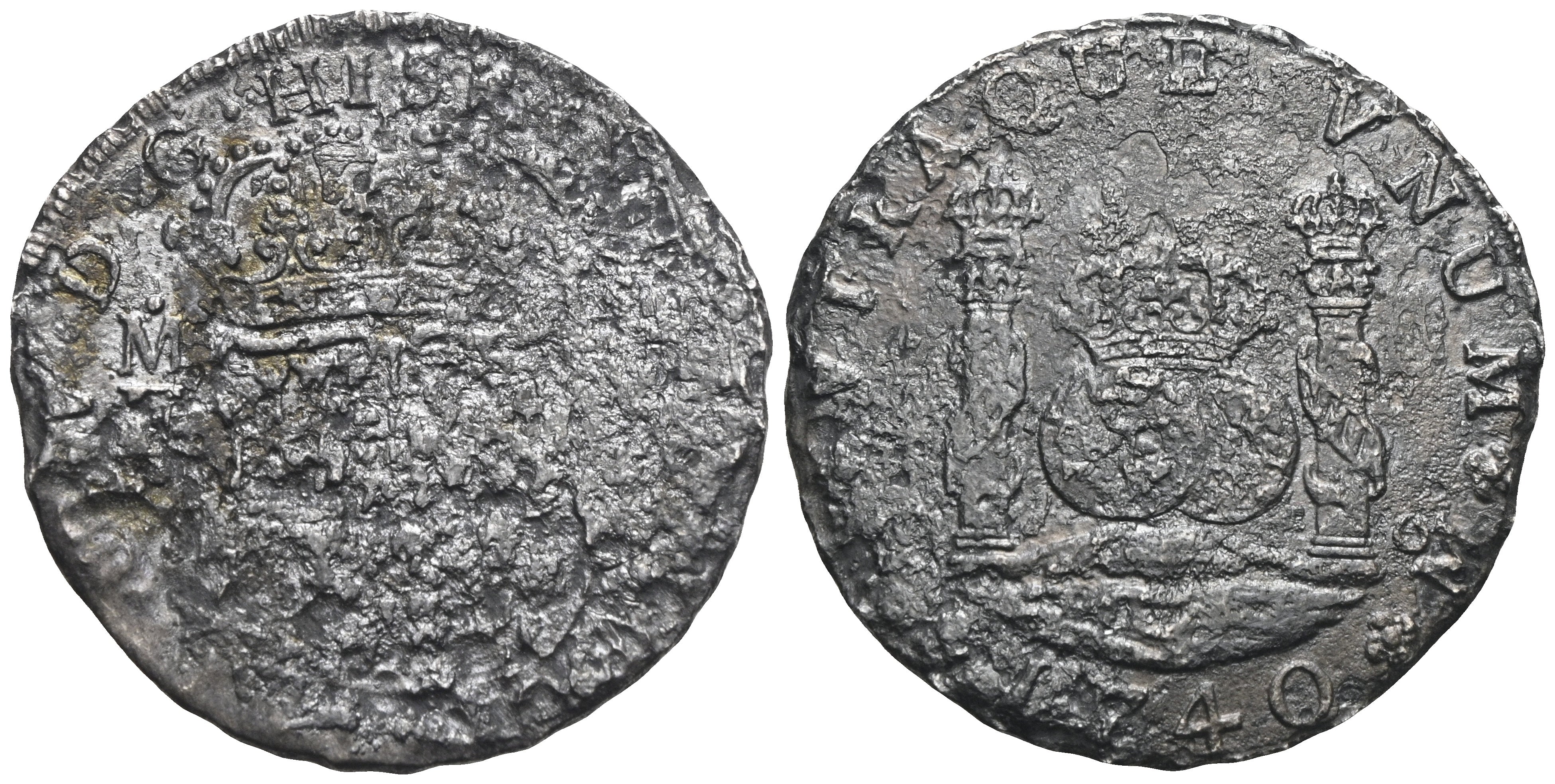 Mexiko - Unter spanischer Herrschaft - Philipp V. 1700-1746 - 8 Reales 1740 Mo MF