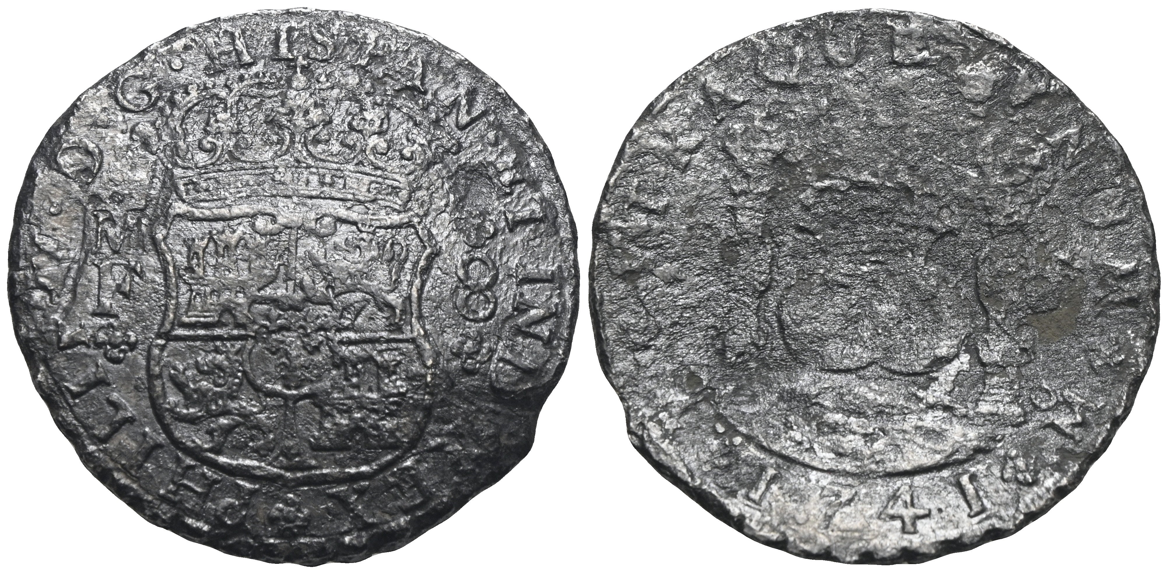 Mexiko - Unter spanischer Herrschaft - Philipp V. 1700-1746 - 8 Reales 1741 Mo MF