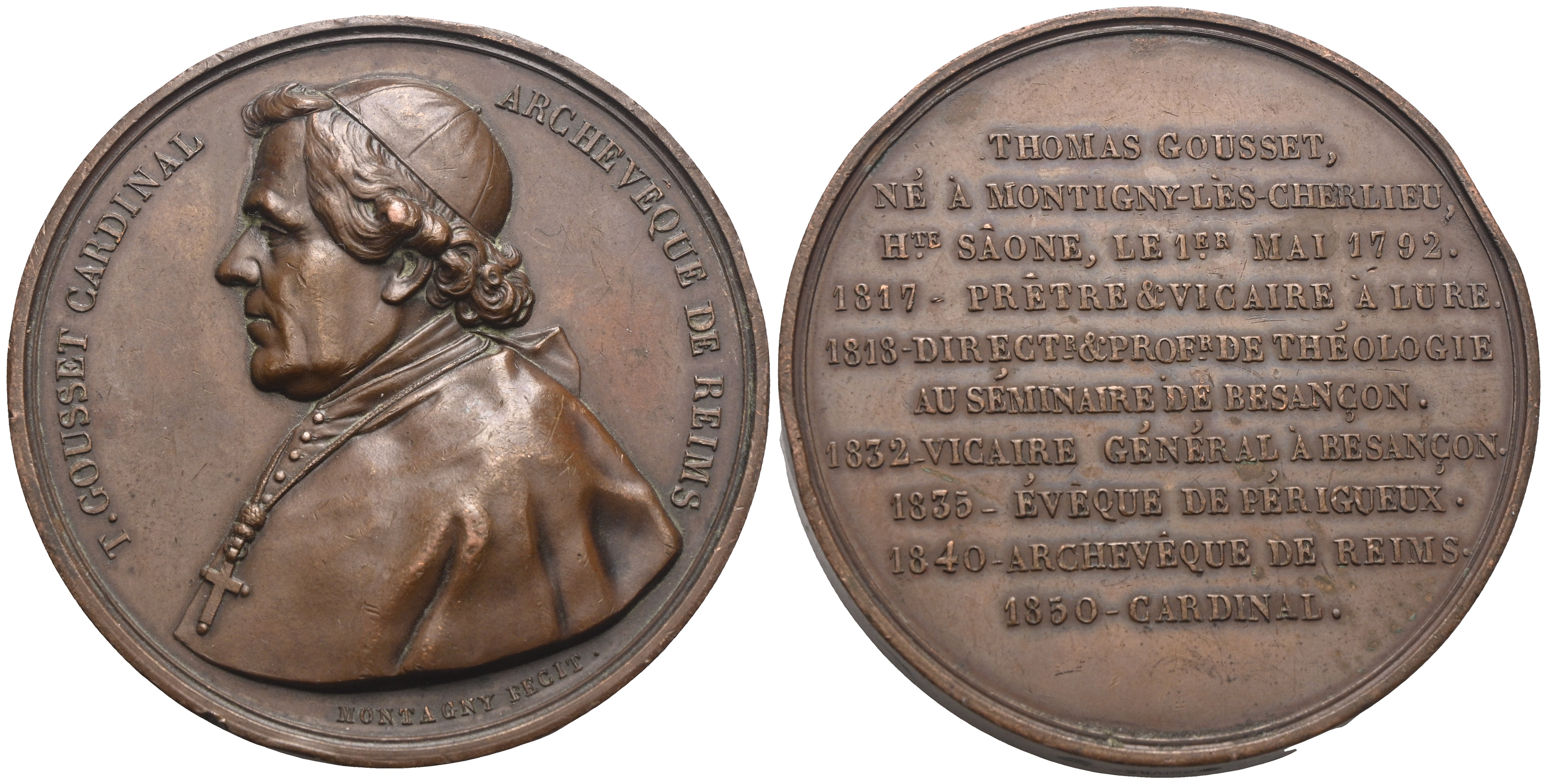 Frankreich - Reims - AE-Medaille 1851