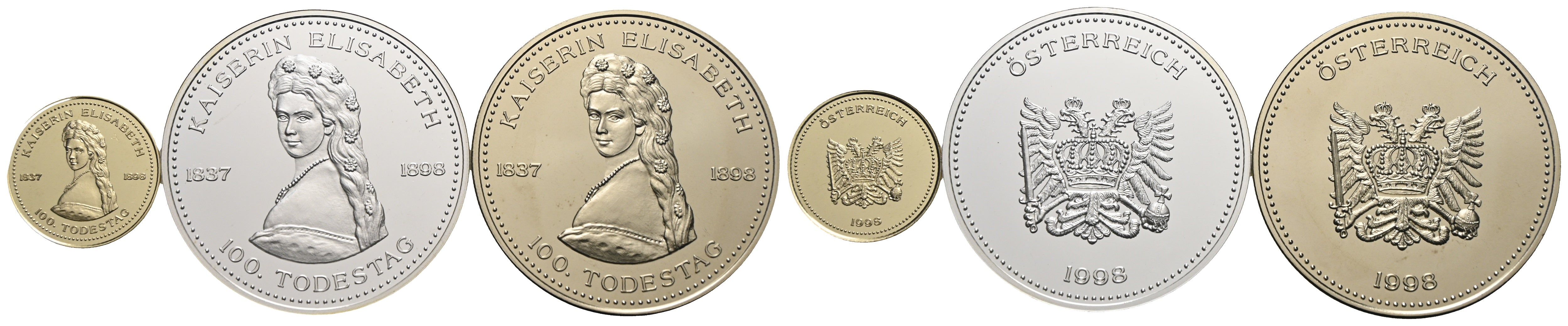 Österreich - Gedenkmünzen-Set 1998