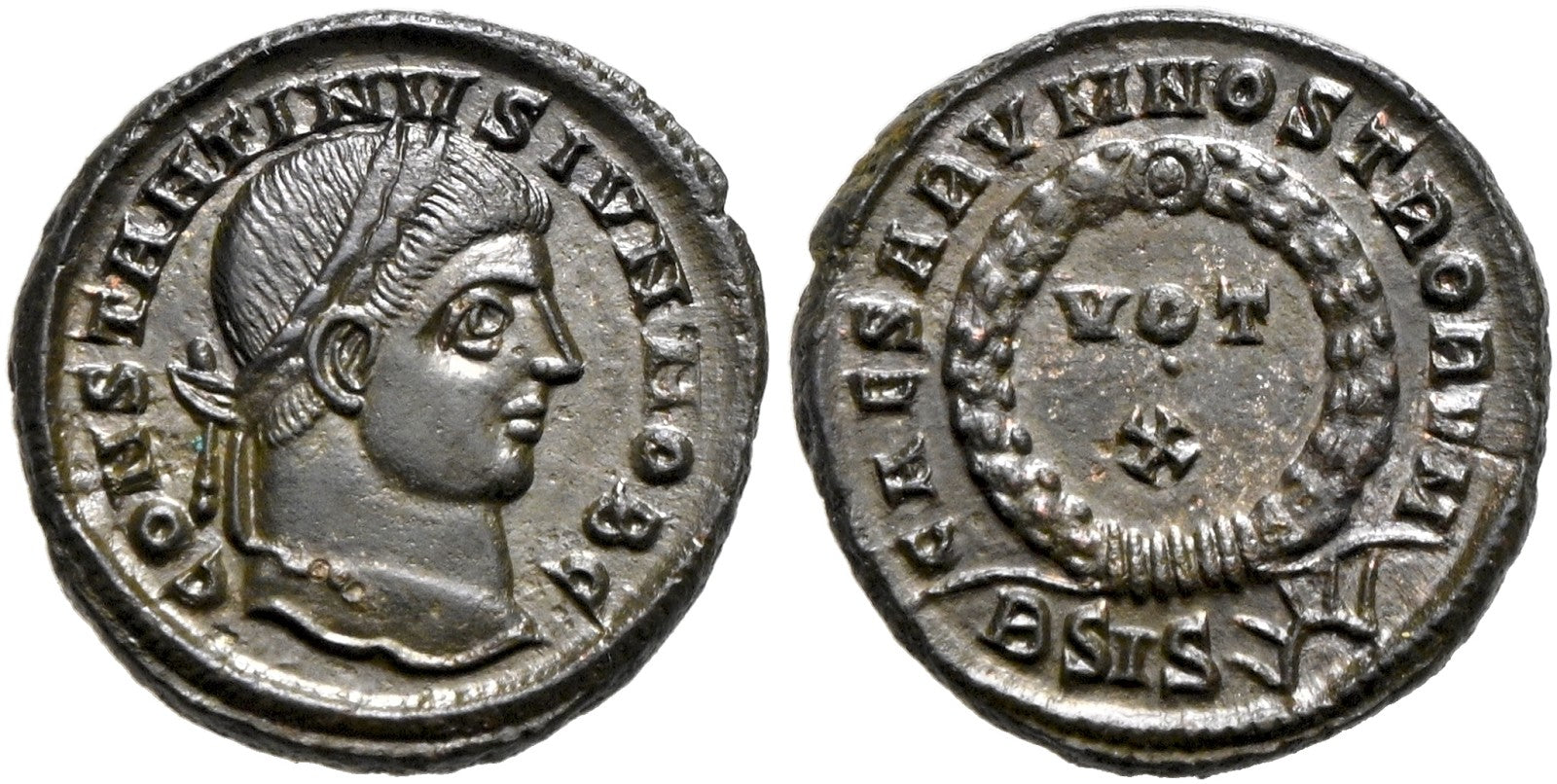 Römisches Reich - Follis 321-324, Siscia
