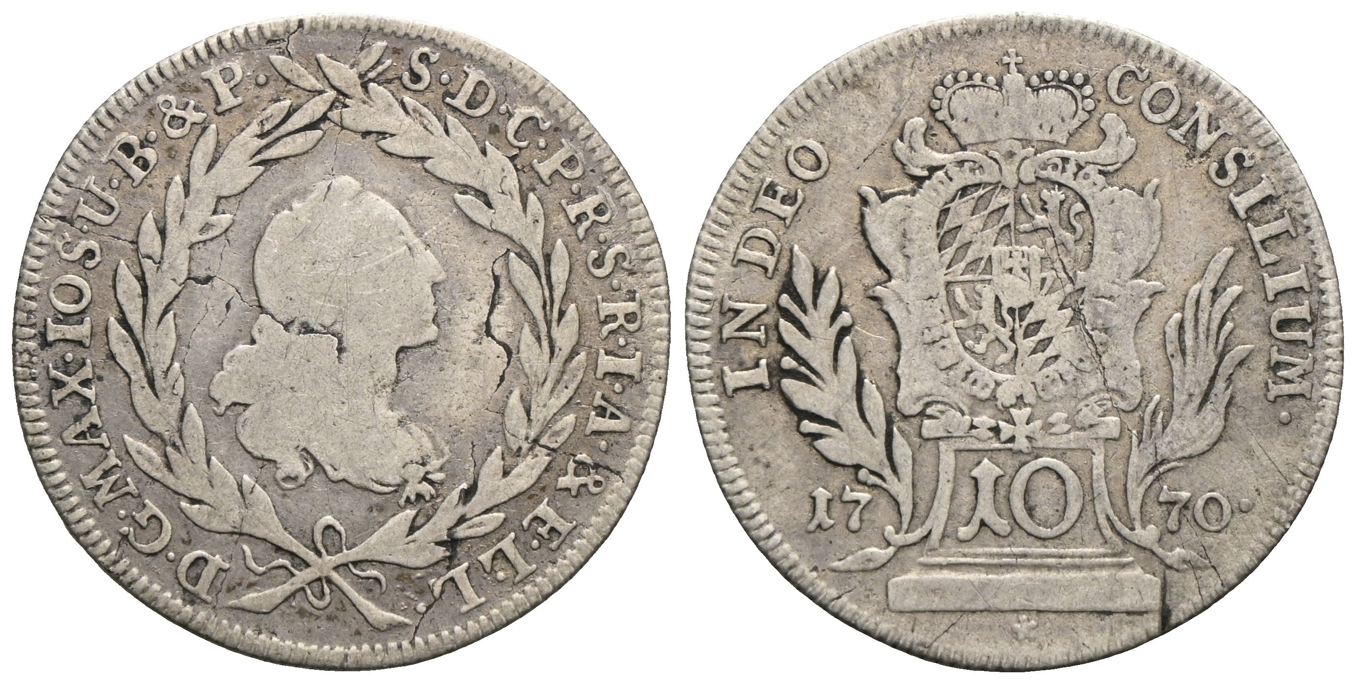 Deutschland - 10 Kreuzer 1770, München