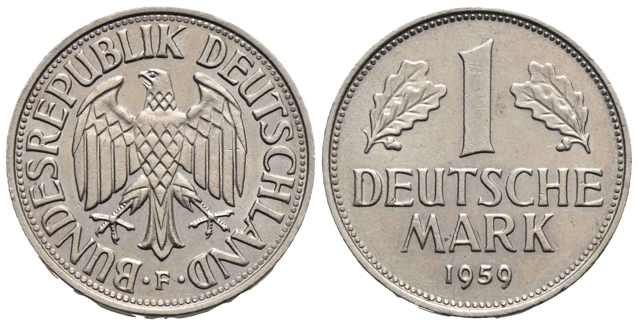 Deutschland - 1 Deutsche Mark 1959 F