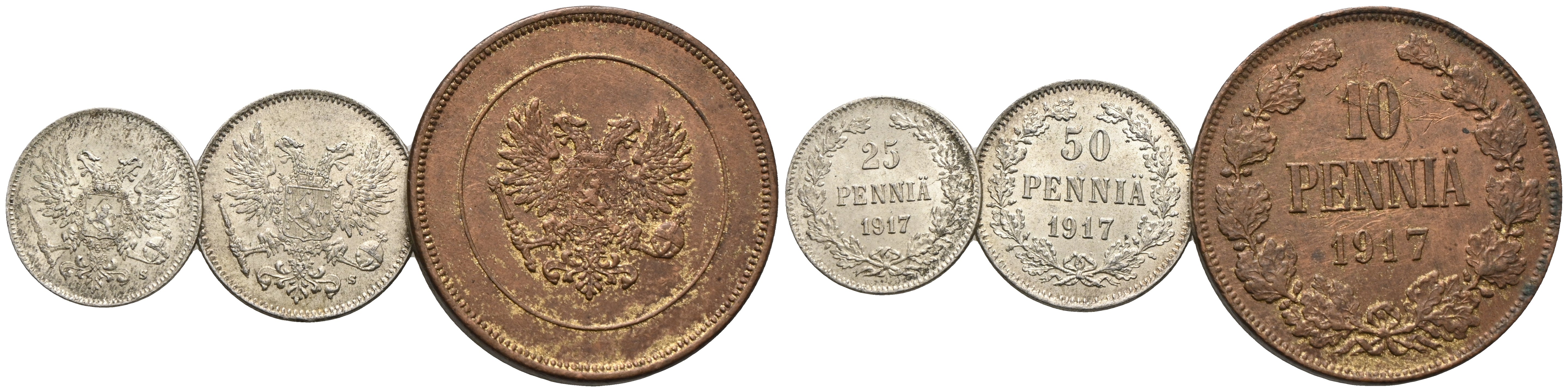 Finnland - Lot mit Penniä 1917
