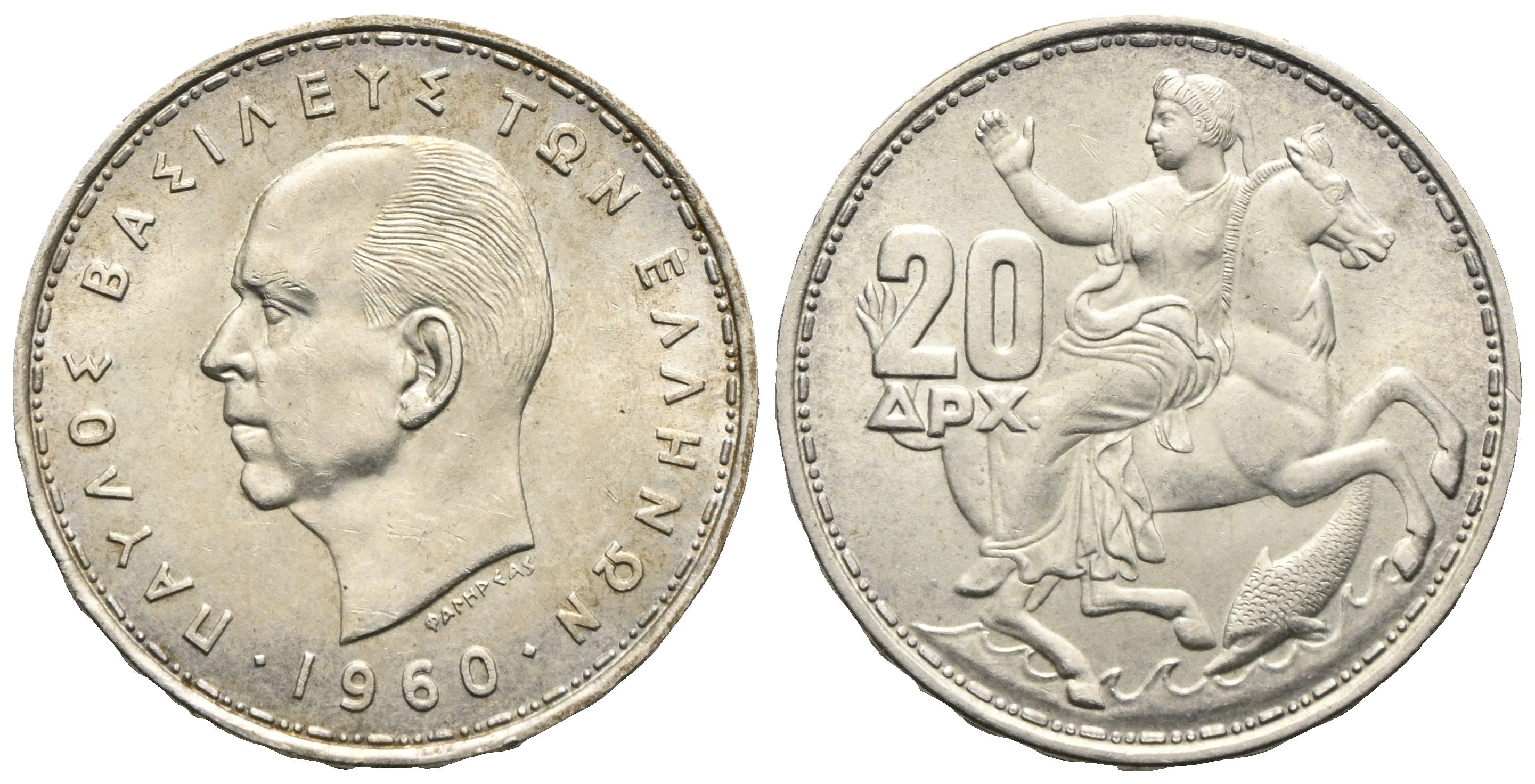 Griechenland - 20 Drachmen 1960