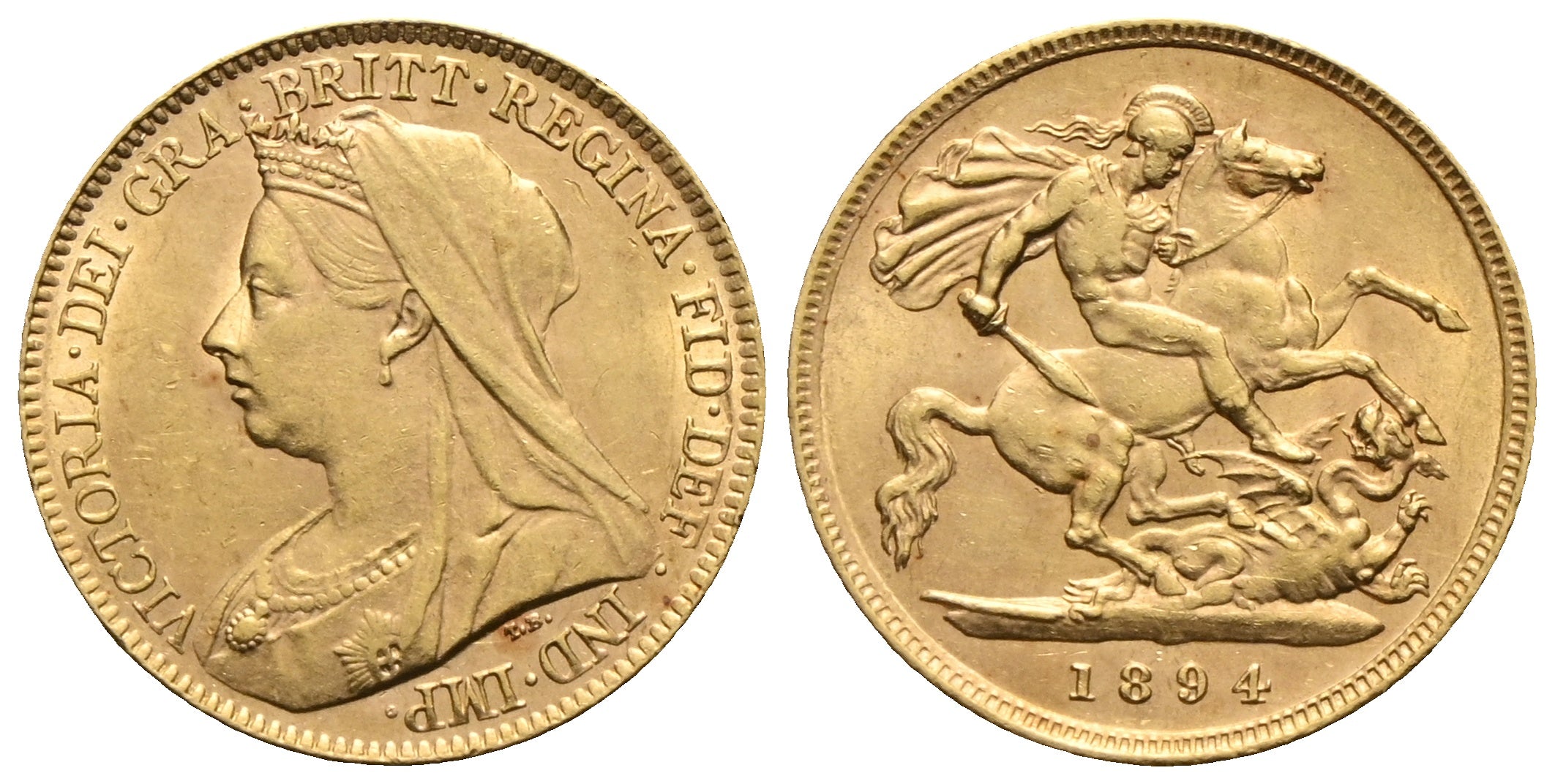 Großbritannien - 1/2 Sovereign 1894, London