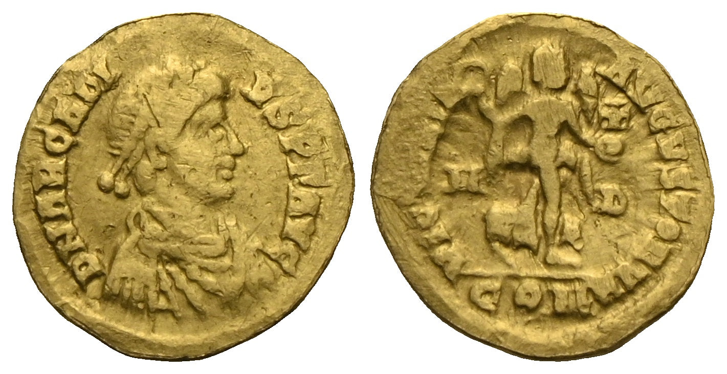 Römisches Reich - Tremissis 394-395, Mediolanum