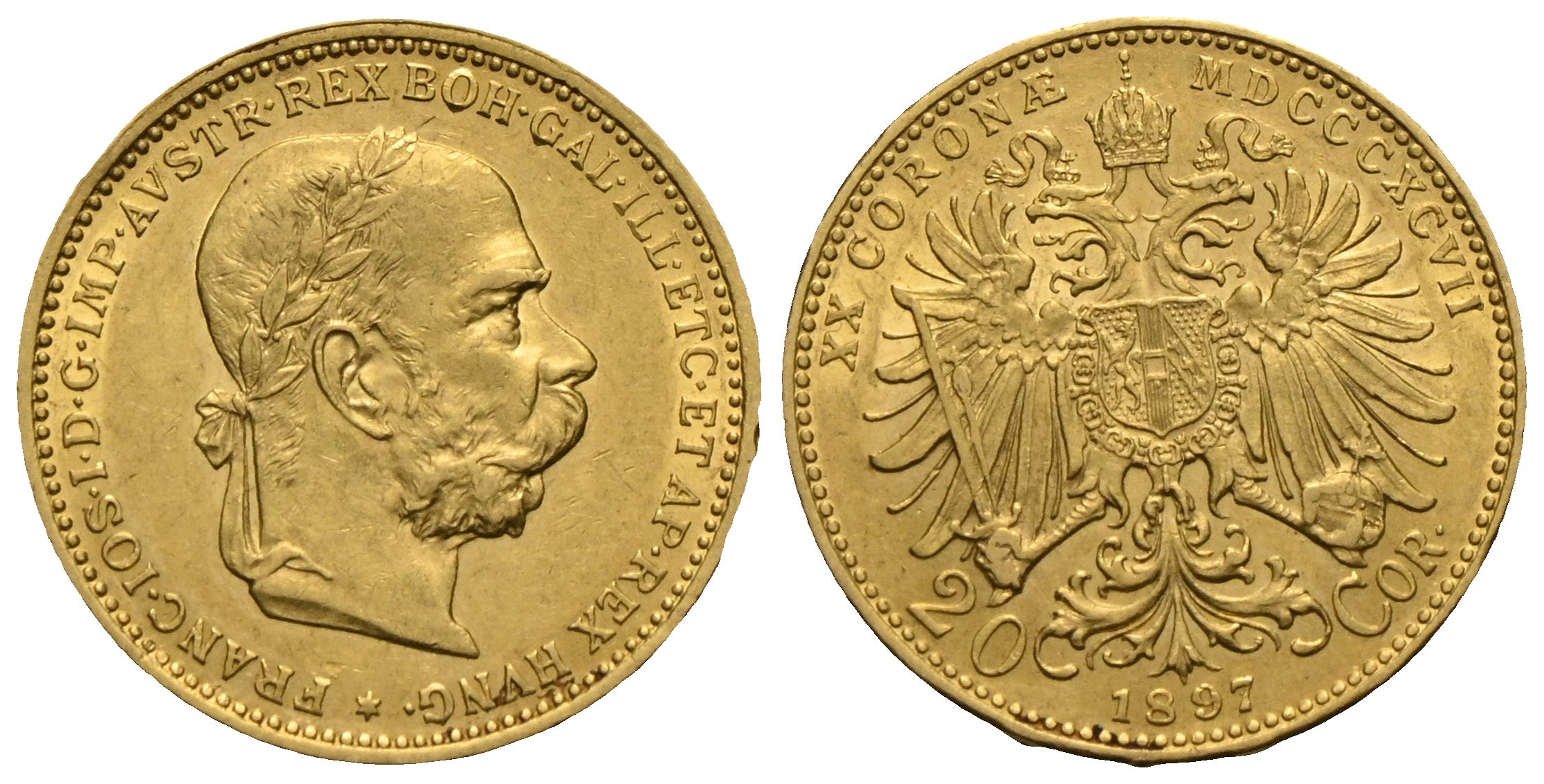 Österreich - 20 Kronen 1897, Wien