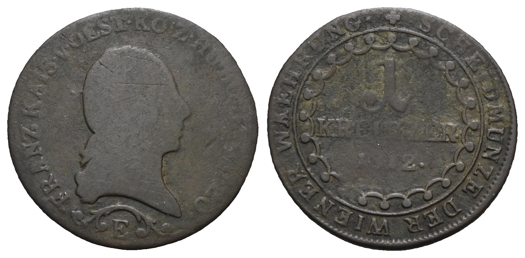 Österreich - 1 Kreuzer 1812 E