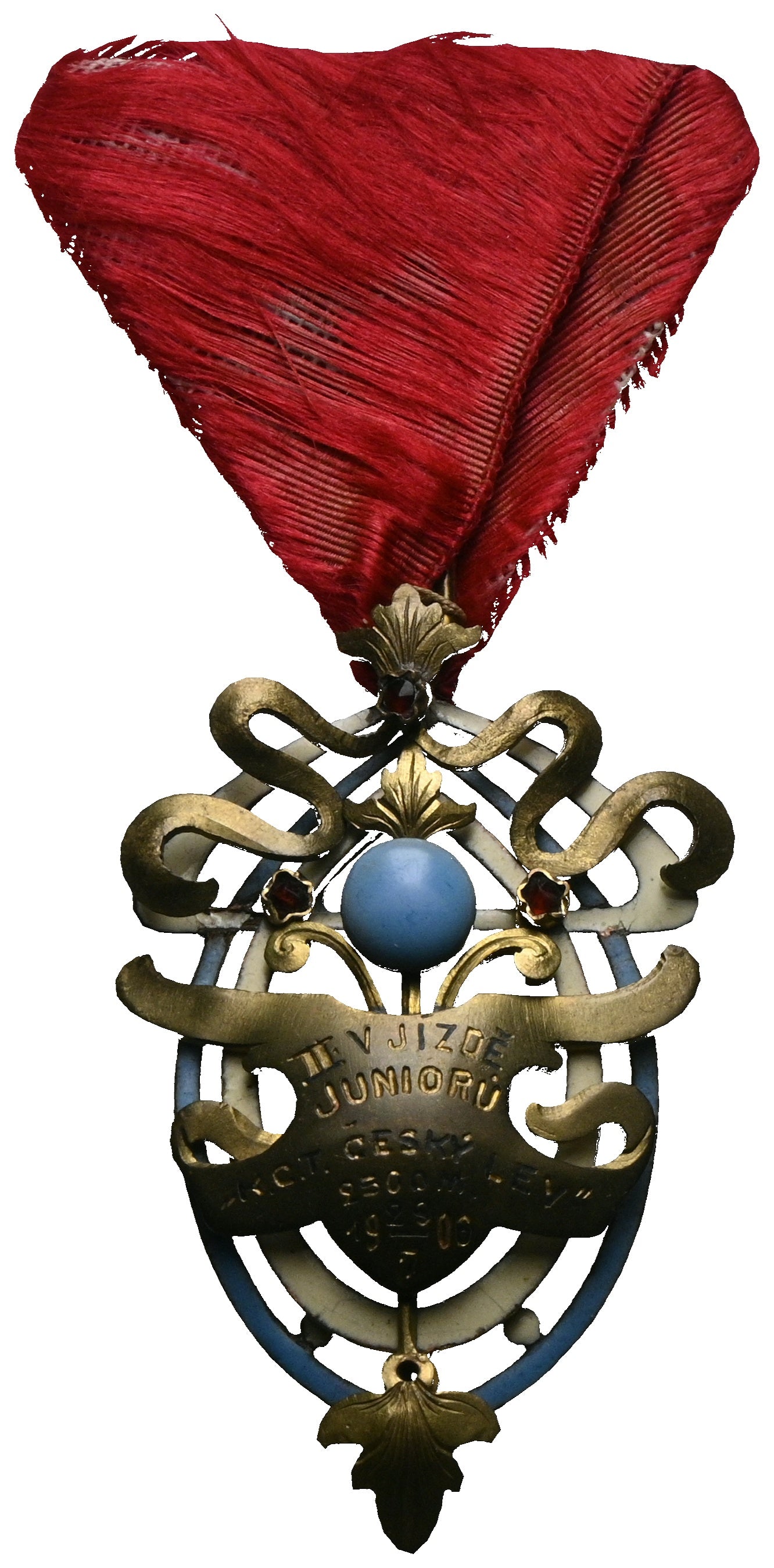 Tschechien - Vergoldetes AE-Abzeichen 1906