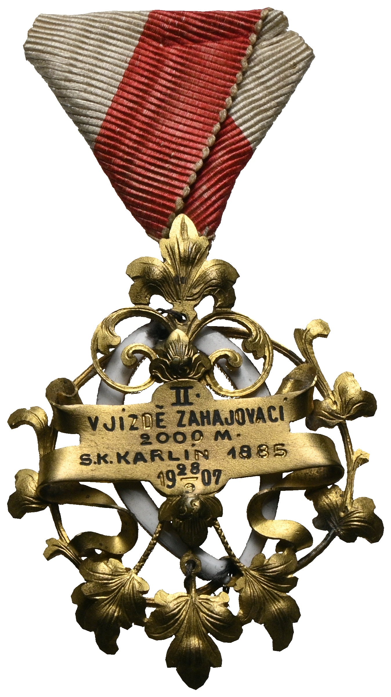 Tschechien - Vergoldetes AE-Abzeichen 1907