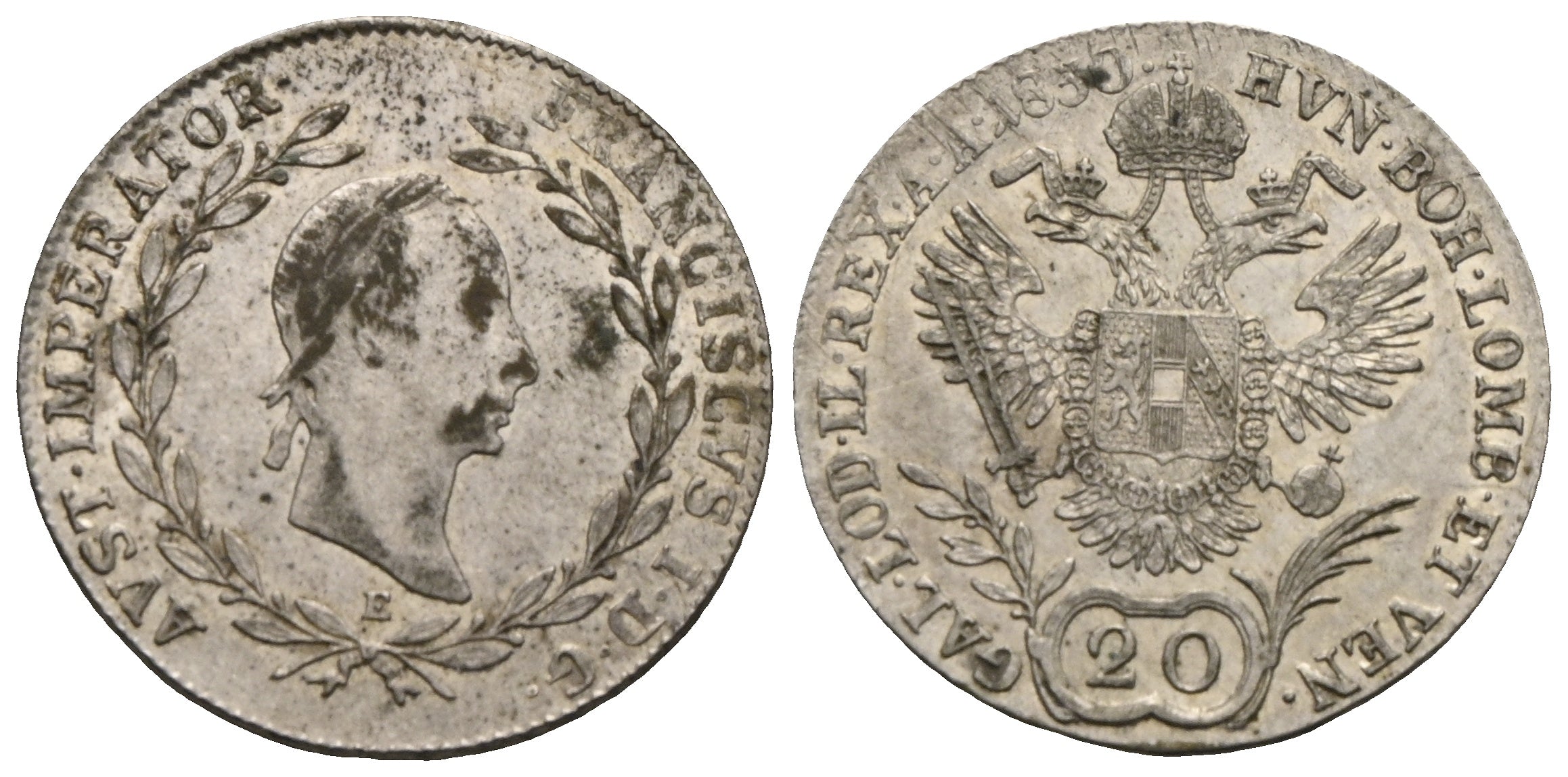 Österreich - 20 Kreuzer 1830 E