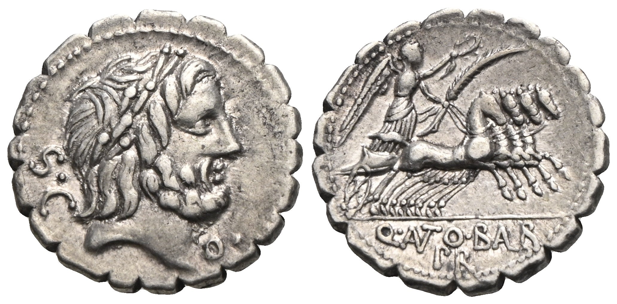 Römische Republik - Denar (Serratus) 83/82 v. Chr., Rom