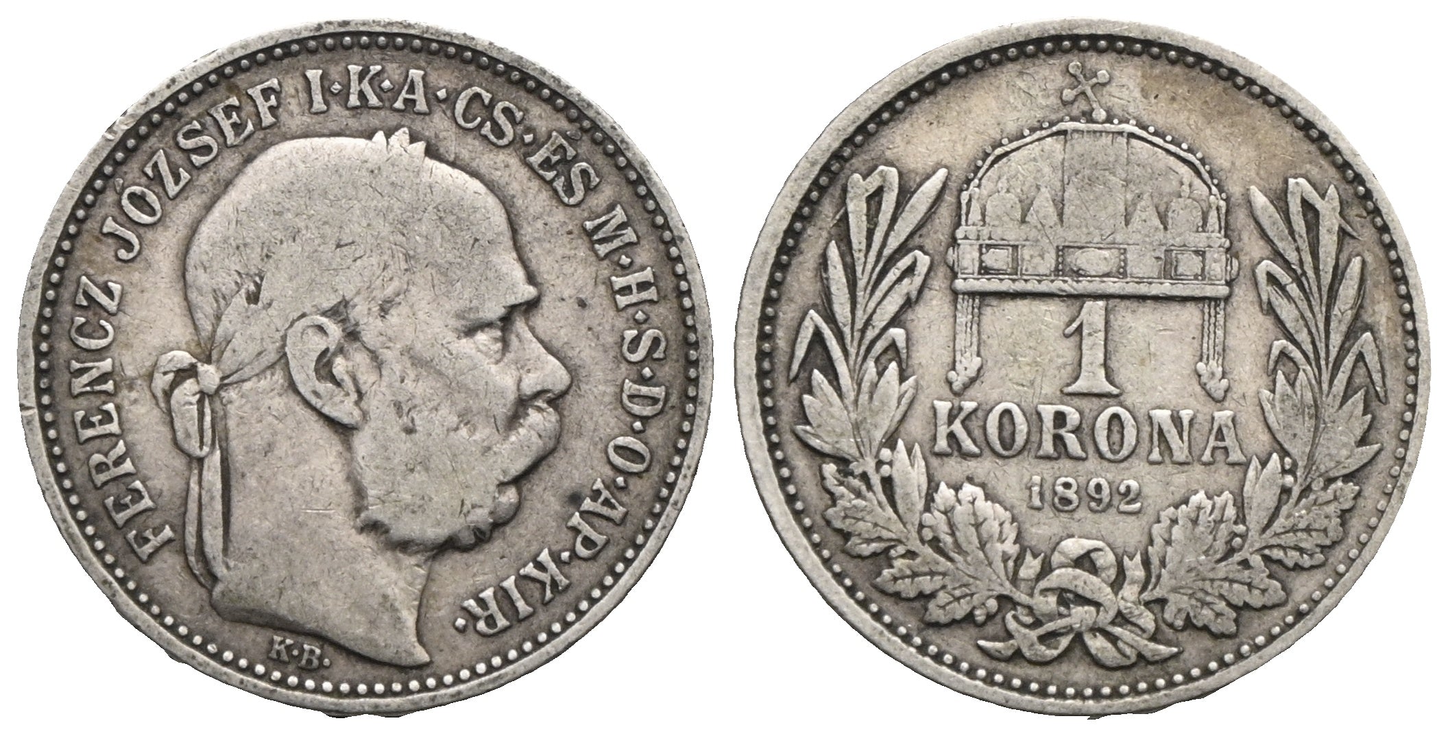 Österreich - 1 Korona 1892 KB