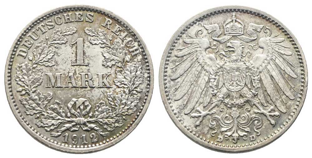Deutschland - 1 Mark 1912 D