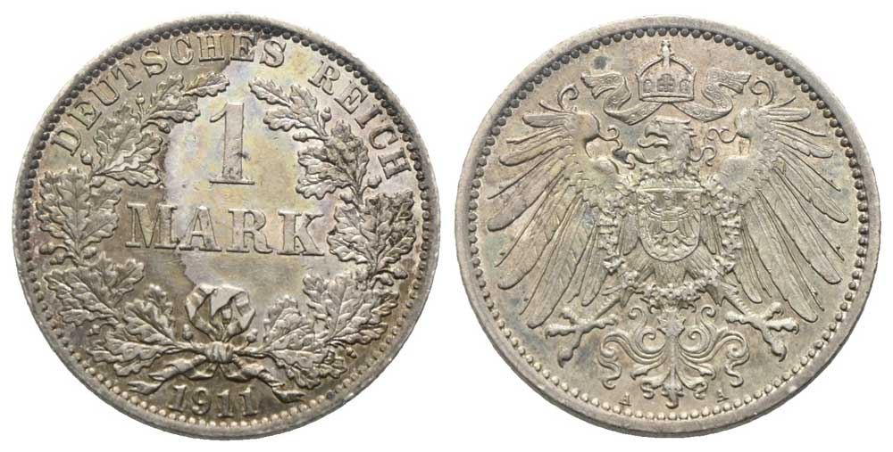 Deutschland - 1 Mark 1911 A