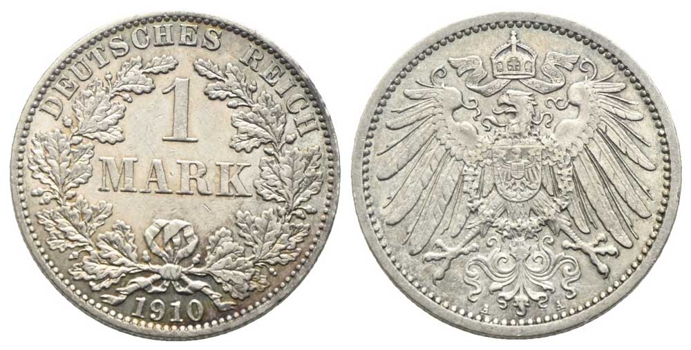 Deutschland - 1 Mark 1910 A