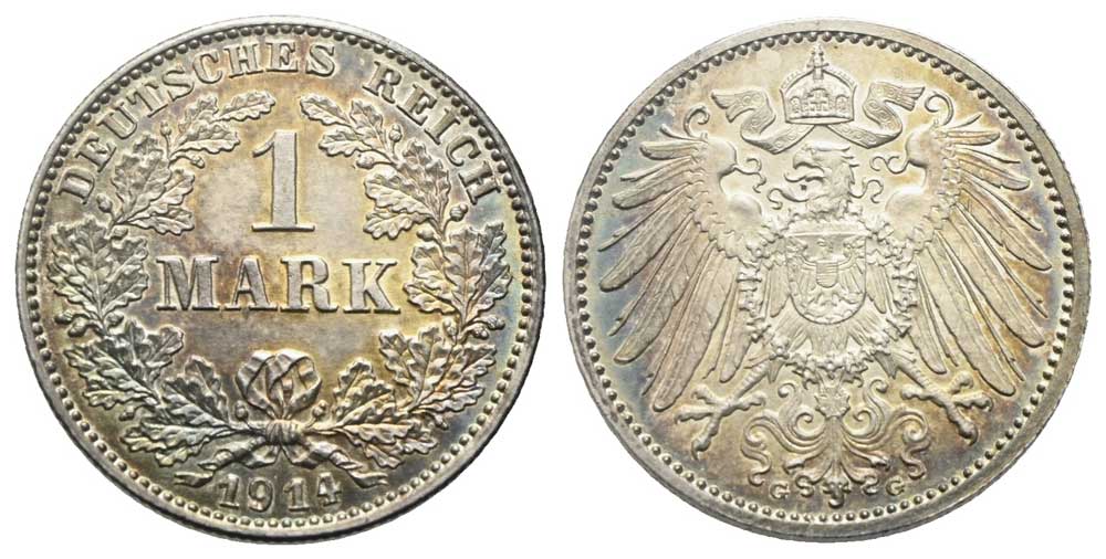 Deutschland - 1 Mark 1914 G