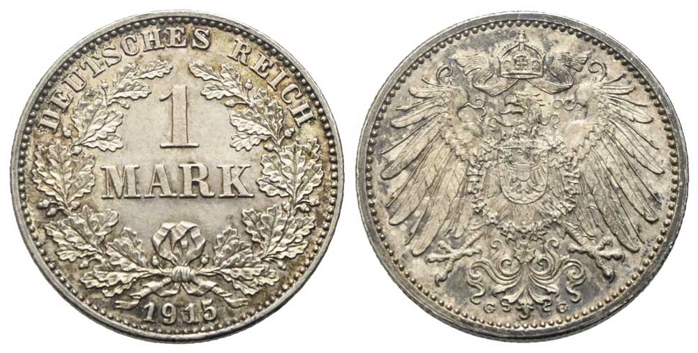 Deutschland - 1 Mark 1915 G