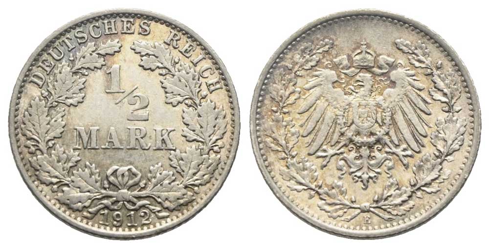 Deutschland - 1/2 Mark 1912 E