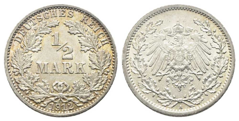 Deutschland - 1/2 Mark 1912 A