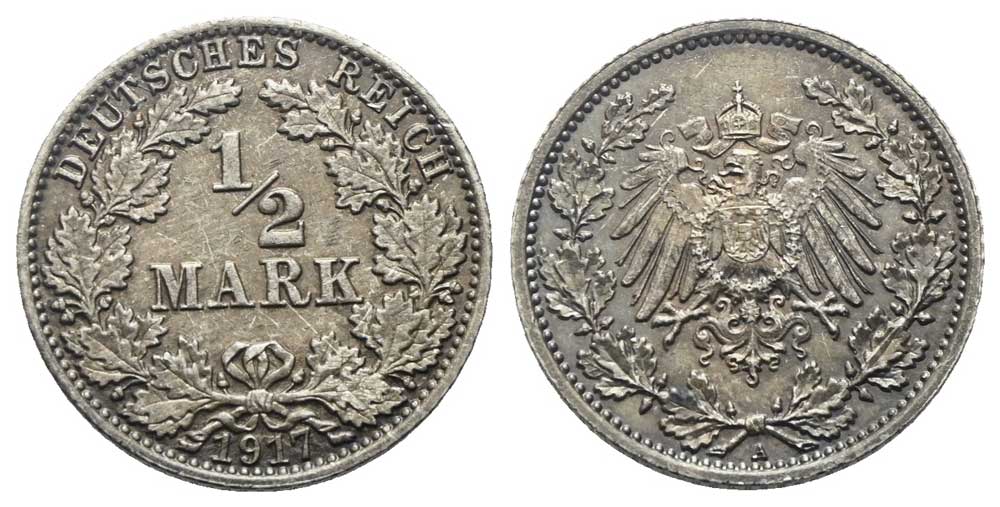 Deutschland - 1/2 Mark 1917 A