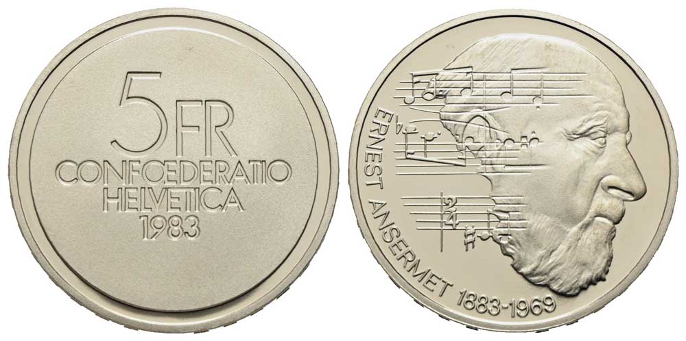 Schweiz - 5 Franken 1983