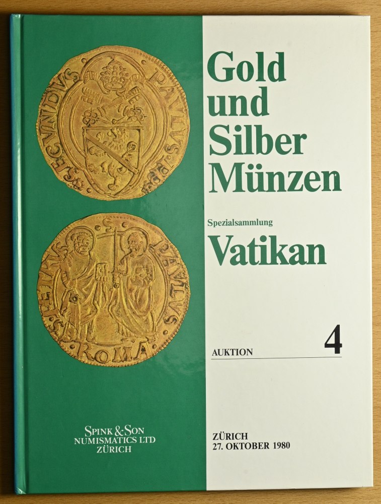 Gold- und Silbermünzen sowie Spezialsammlung Vatikan