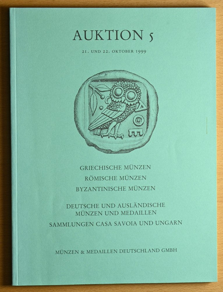 Münzen & Medaillen Deutschland GmbH Auktionskatalog 5