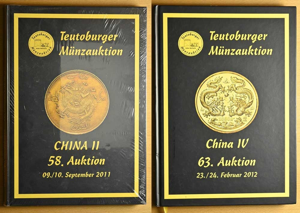China Teil II und IV - Teutoburger Münzauktion 58 und 63