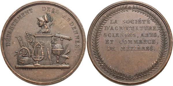 Münze-Frankreich-Ludwig-XVIII-Medaille-oJ-VIA11995