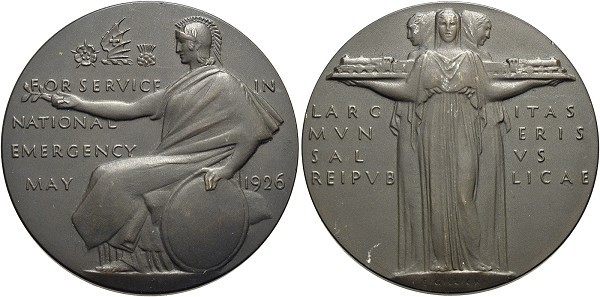 Münze-Großbritannien-Georg-V-Medaille-1926-Verdienst-Freiwillige-Eisenbahn-VIA12466