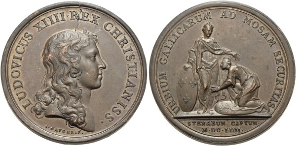 Münze-Frankreich-Ludwig-XIV-Medaille-1654-VIA12043