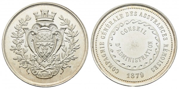 Frankreich - Reims - Medaille