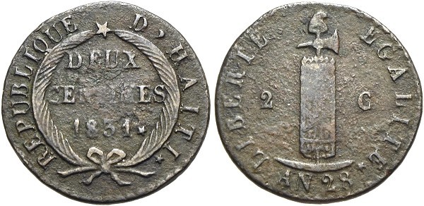 Münze-Haiti-2-Centimes-AN28-1831-VIA12272
