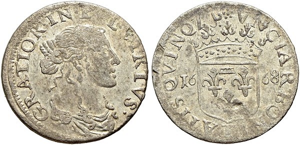 Münze-Italien-Loano-Violante-Doria-Lomellini-Luigino-1668-VIA12245
