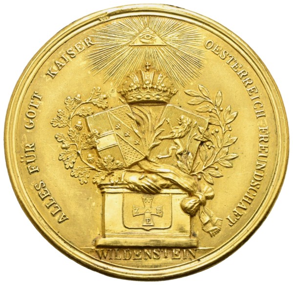 Medaille-Österreich-Erzherzog-Johann-RDR-Klischee-Wildenstein-VIA11862
