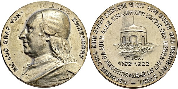 Münze-Deutschland-Weimarer-Republik-Medaille-1922-Herrnhut-VIA12292
