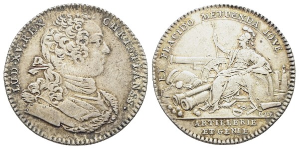 Medaille-Frankreich-Ludwig-XV-Jeton-Minerva-VIA11900